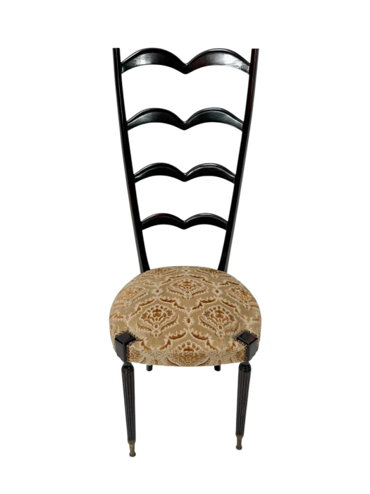 Mid-Century Modern High Back Side Chair by Paolo Buffa, 1950s